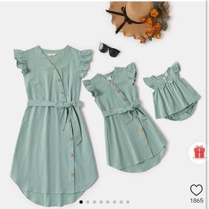 Mommy and me matching dress